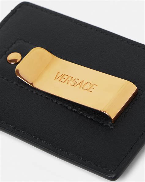 versace versus card holder|Versace card holders for men.